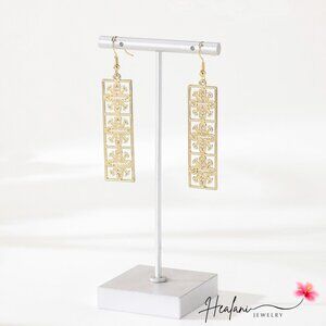 Hawaiian Quilt Earrings